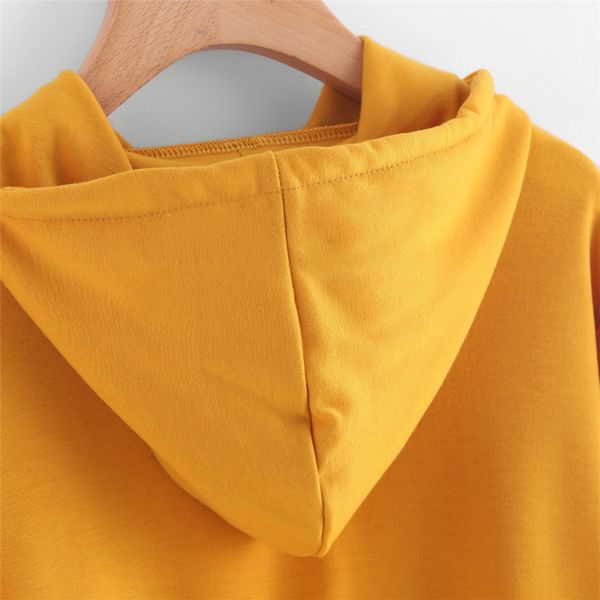 

women's fashion sweatshirt women varsity-striped drawstring crop hoodie sweatshirt jumper crop pullover dropshipping, Black