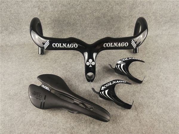 

a12 gloss/matte handlebar,bicycle handlebar, full carbon road bike handlebar and stem integrative 40cm/42cm/44cm