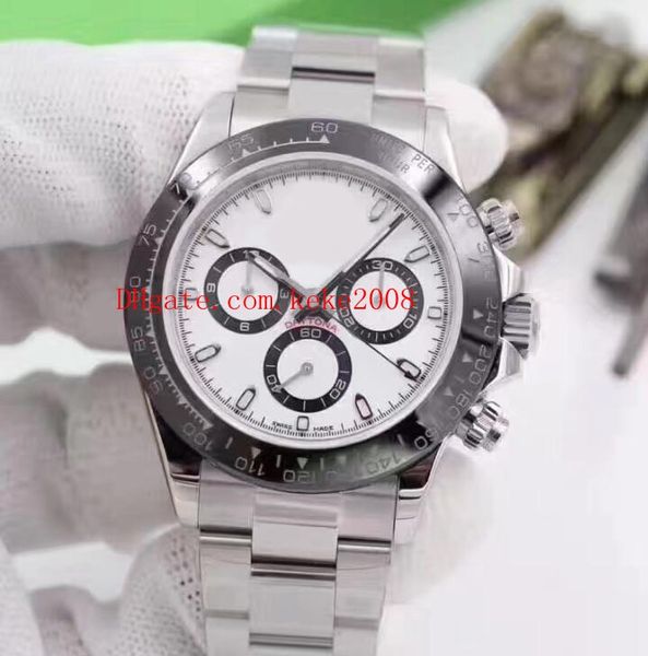 

6 colour elling watch 40mm cosmograph 116500 116506 116520 116509 116500ln no chronograph mechanical automatic mens watches, Slivery;brown