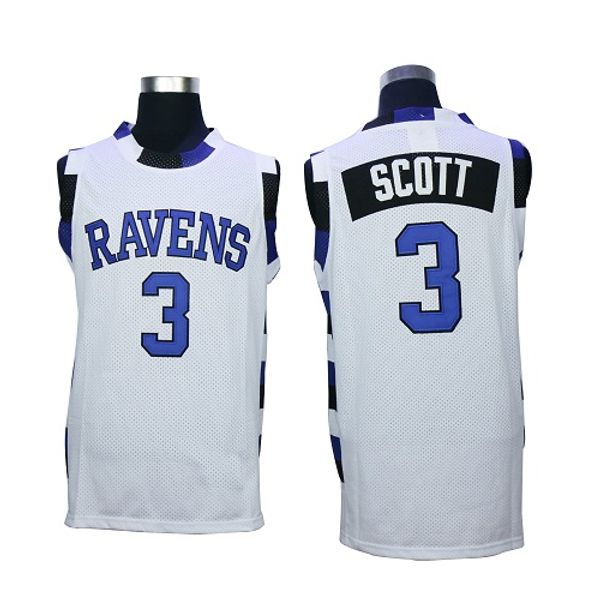

Lucas Scott 3 One Tree Hill Basketball Jersey All Sewn Men Basketball Jerseys