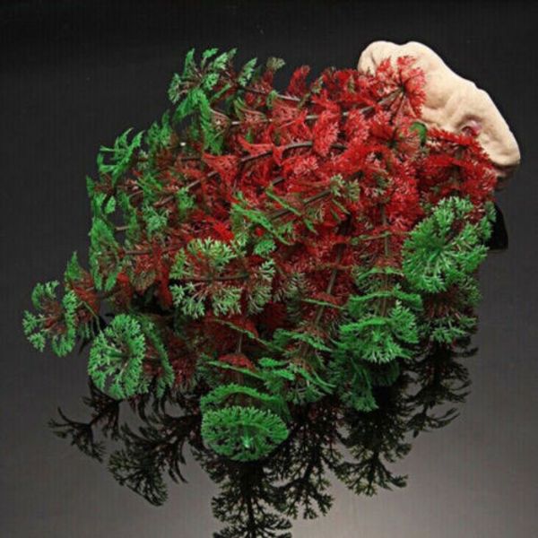 

artificial plant aquarium fish tank plastic fake grass decoration