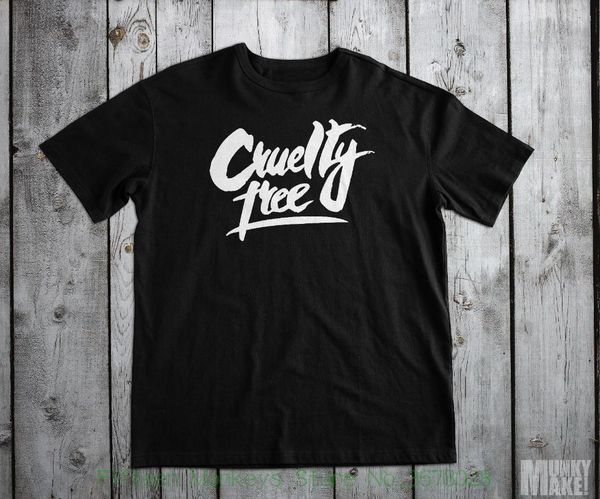 

women's tee cruelty new t-shirt all sizes , colours vegetarian protest vegan rights 2018 latest fashion women cute, White