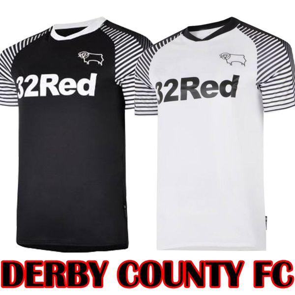 

2019 2020 derby county football club occer jer ey 32 rooney football hirt 19 20 occer hirt top equipment kit maillot thailand