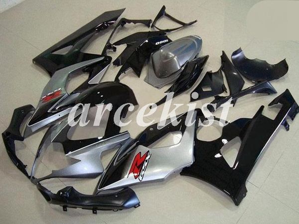 

4 подарков нового abs мотоцикл обтекатели набор fit для suzuki gsxr1000 gsxr1000 k5 2005 2006 05 06 кузовостроение набор прохладных серебрян