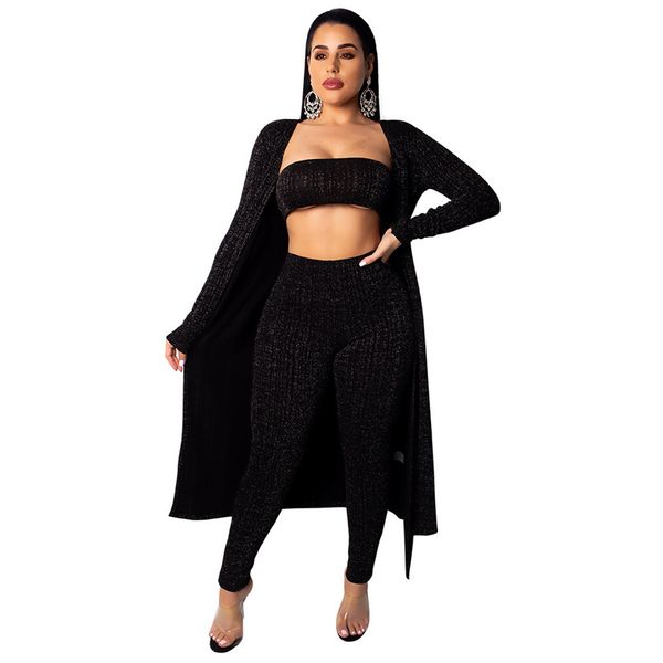 

сексуальный комплект из трех частей с горячей курткой с длинными рукавами пальто не согреться согреться многофункциональный три шт костюм nb, White