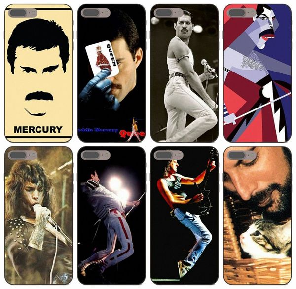 

tongtrade] n freddie mercury queen case for iphone 11 pro max x xs xr 8s 7 6 plus galaxy a90 a9s huawei y5 motorola moto g5 drop proof case