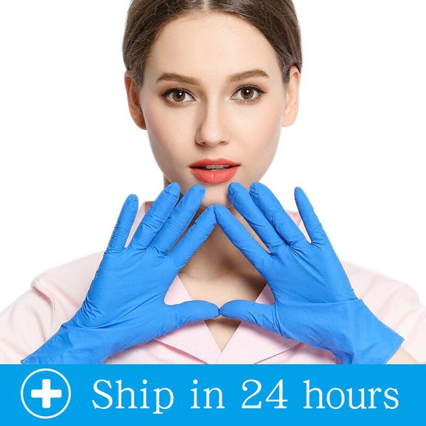 

100pcs disposable gloves latex for home cleaning rubber garden food cosmetic anti infection universal left right hand