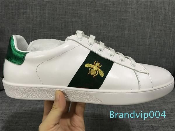 

luxury designer men women sneaker casual shoes low leather sneakers ace tiger snake stripes shoe walking trainers x1, Black