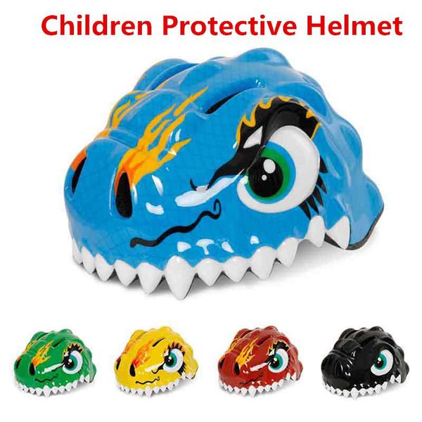 

creative cartoon design kids children outdoors protective helmet safety hat for roller-skating skiing scooter