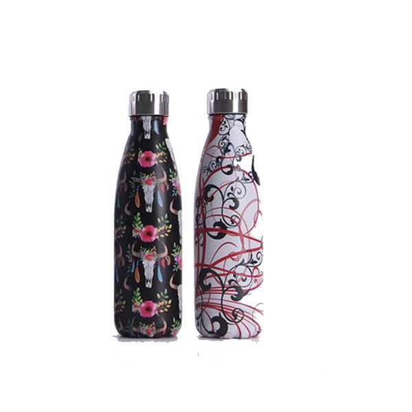 

500ml,bpa painting stainless steel cola bottle double walled insulated reusable vacuum 304 stainless steel water bottle
