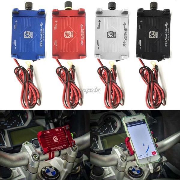 

НОВЫЙ мотоцикл держатель телефона с USB зарядного устройства мобильного телефона