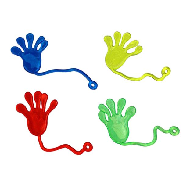 

10pcs kids sticky hands palm novelty gift fun jokes pranks birthday gift treat bag wedding favors and gifts party favors suppl