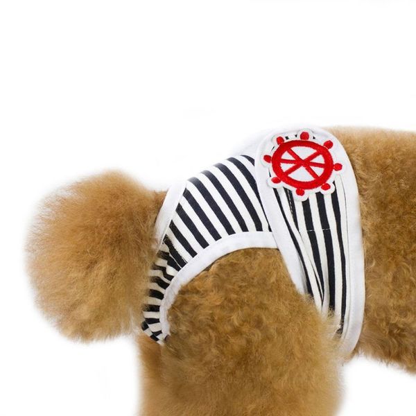 

striped pattern pet dog pants puppy estrus protective underwear soft shorts for pet dog puppy supplies dog apparel