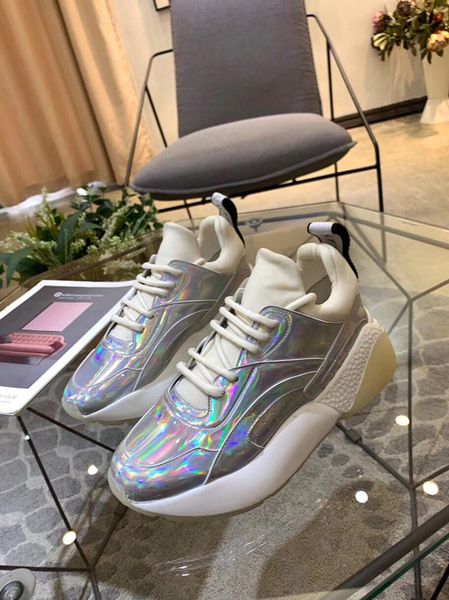 

perfect quality stella eclypse lace sneakers london designer luxury fashion mccartney lace-up chunky sole women shoes nb06, Black