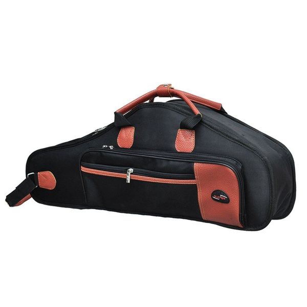

1680d water-resistant oxford cloth bag cotton padded advanced fabrics sax soft case adjustable shoulder straps pocket for alto, Black;red