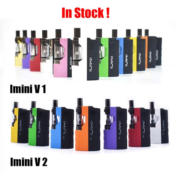 

Оригинальный Imini V1 V2 Starter Kit с 0.5ml 1,0 мл Vape Воск картридж Испаритель 500mAh 650mAh Разогреть Vape Ручку батарея Всех цветов