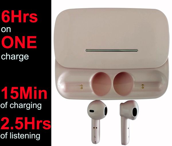 

6 hours listening #30hrs with charging case# mini wireless tws earbuds earphone bluetooth pk air ap2 ap3 pro h1 chip pods i9 i12 i200 i500