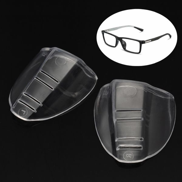 

1 пара новый защитные очки защитные чехлы для очки очки side shields tpu полиуретан clear flap боковой протектор