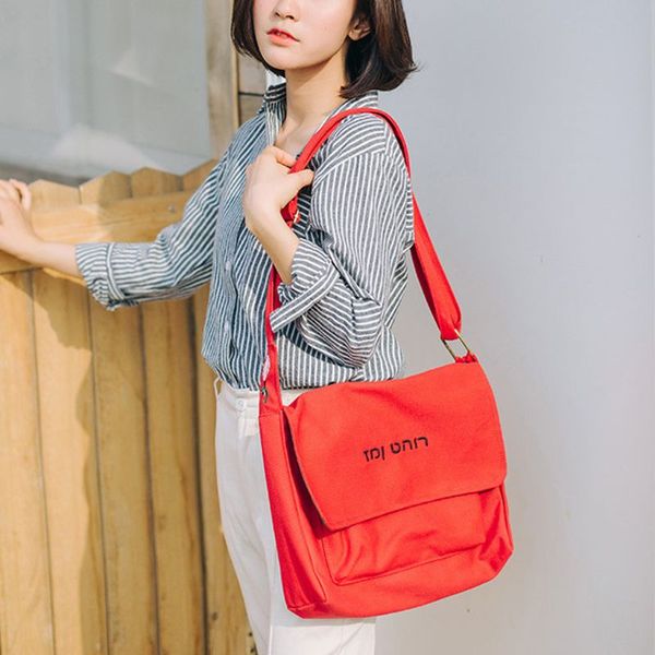 

women vintage canvas shoulder bag lady crossbody tote messenger satchel purse f42a