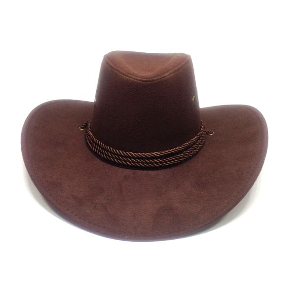 

new arrival men women 3 color large brim hat cowboy hat for man millinery outdoor hat sunbonnet casual fashion ing, Blue;gray