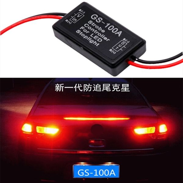 

gs-100a mini waterproof smart strobe controller for led sight flasher module for car led brake slight lamp