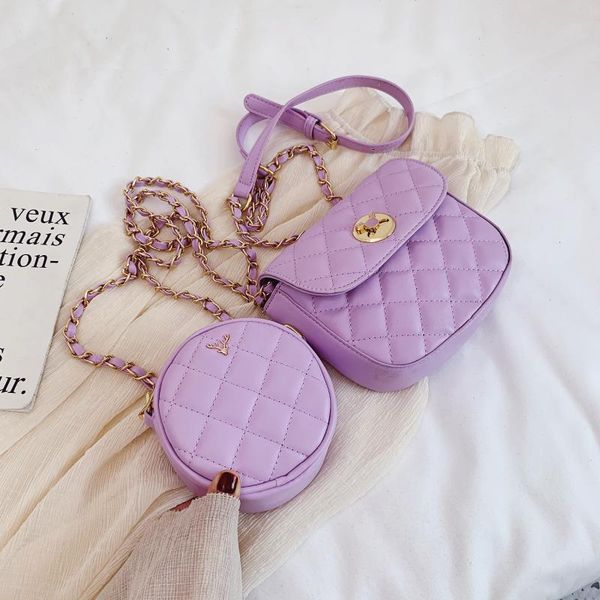 

fashion leather saddle bags women shoulder bags 2pcs set handbags 2020 new crossbody messenger