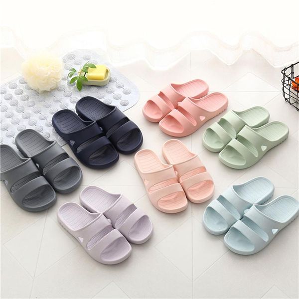 

2020 new durable shower pool slippers men soft ultra comfortable flip flops for men lightweight bath breathable male sandals, Black