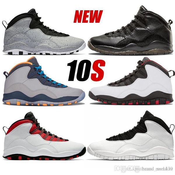 

mens basketball shoes fashion sneakers 10 tinker chicago cement 10s bobcats grey gs cool grey i'm back powder blue trainers sport m