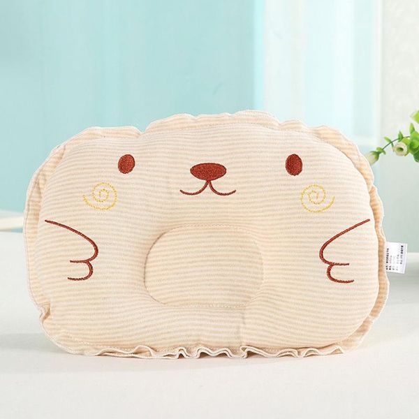 

new fashion newborn baby cotton pillows sleep shape positioner anti roll cushion flat bebes head pillow protection