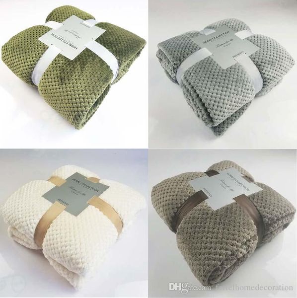 

fb19010004 сплошной цвет сетки одеяло ананас стиль колено одеяло beibei бархат одеяло оптом