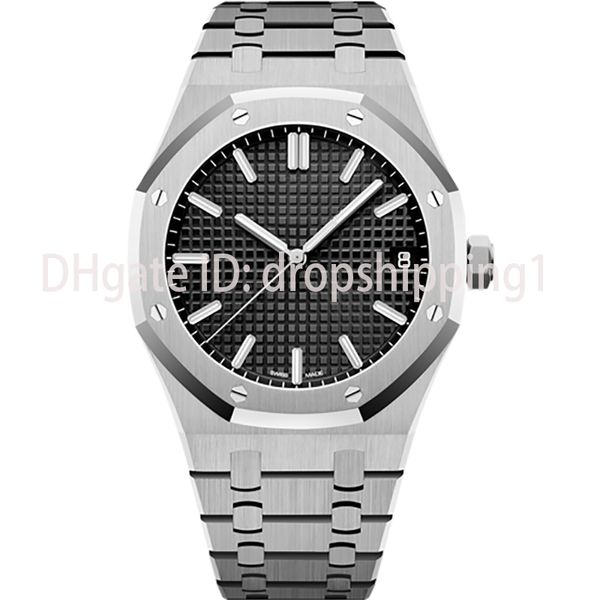 

Luxury watch 42mm full tainle teel trap automatic gold watch luminou wri twatch apphire montre de luxe 5atm waterproof