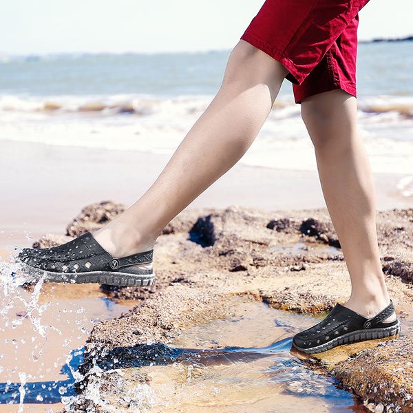 

original garden flip flops band quick drying water shoes men jelly sport summer beach aqua slipper outdoor sandals eva shoes