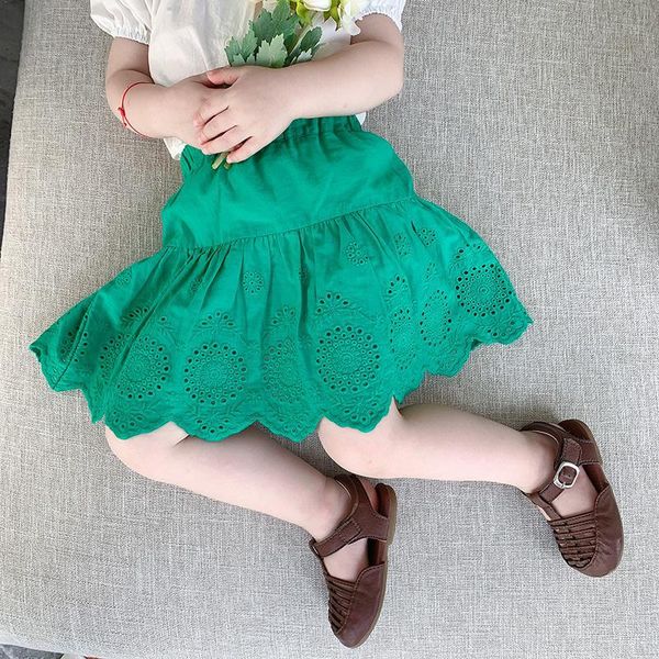 

2020 korea style baby girls cotton skirt summer kids girls skirts 1-7 years