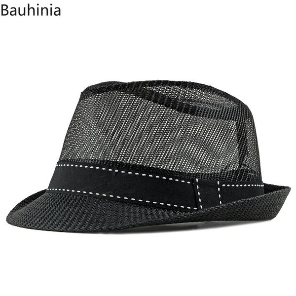 

2020 new casual fashion breathable mesh panama women beach hat fedoras anti uv floppy sun hat cap, Blue;gray