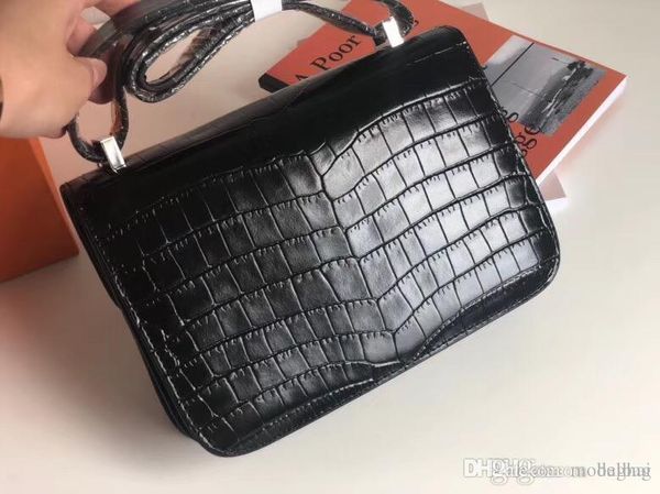 

fashion classics shoulder bagscross bodytoteshandbags brand fashion luxury designer bags famous women crocodile pattern cowhide 10u