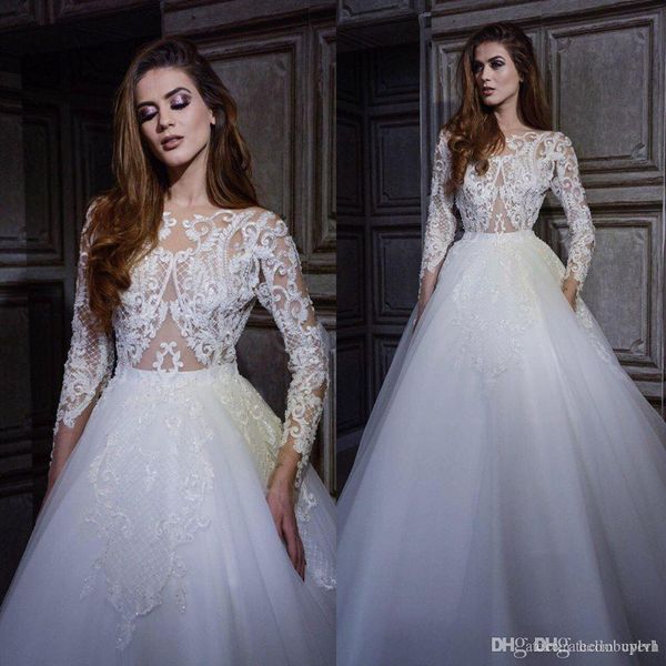 

white a line tulle sheer long sleeve beach country vintage gothic wedding dresses abiti da sposa african bridal gowns 2018