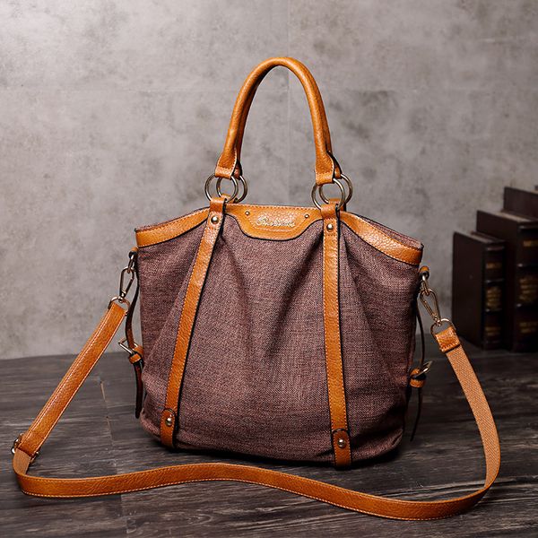 

2020 new fashion handbag vertical european and american fashion casual canvas shoulder diagonal women big bag tote bag