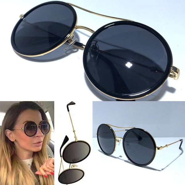 

women 0061 sunglasses fashion style mixed color retro round frame for women 0061s eye glasses uv protection lens with box, White;black