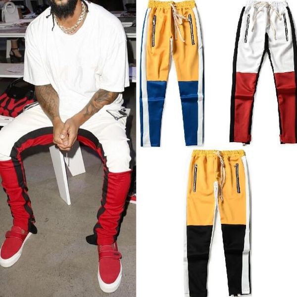 

Mens Pants New Hip Hop Fear Of God Fashion Justin Bieber FOG Jogger Pants 3 Colors