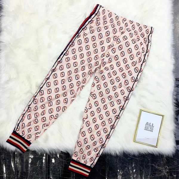 

new luxurious italy brand design full print long pants terry trousers all-match fashion hip-hop high streetwear cool sports trousers, Camo;black