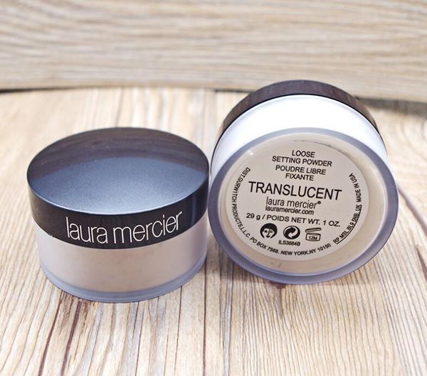 

Tran lucent laura merci loo e etting powder makeup 3 color profe ional pouder libre fixante brighten concealer with box 29g