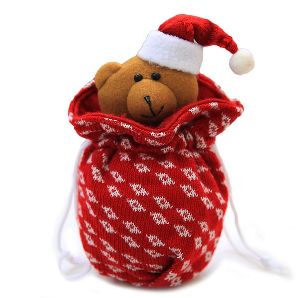 

christmas gift bags ornament snowman kids candy holders party home decors