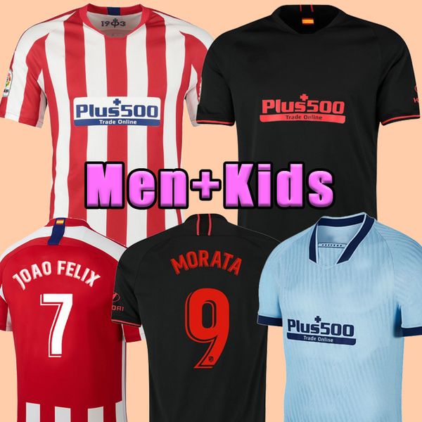 

thai 19 20 joão félix madrid atletico soccer jersey 2020 joao felix correa lucas costa koke saul godin luis diego costa men football shirt