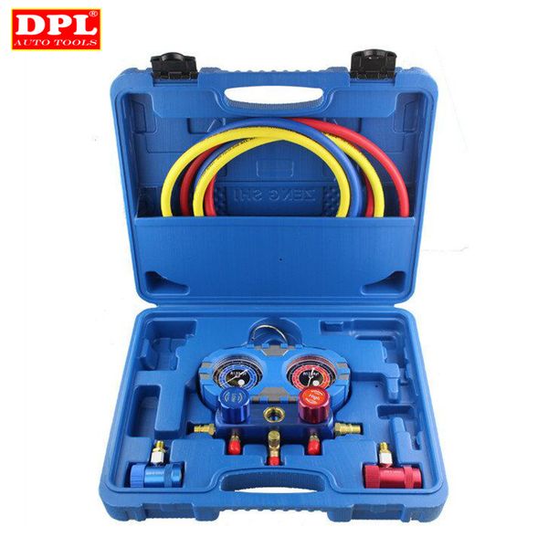 

new environmental protection manifold gauge set aluminum valve body mst-r1234yf