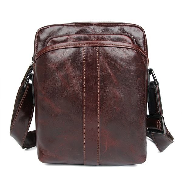 

nesitu black brown 100% guarantee genuine leather cowhide cross body small men messenger bags shoulder bag m1054