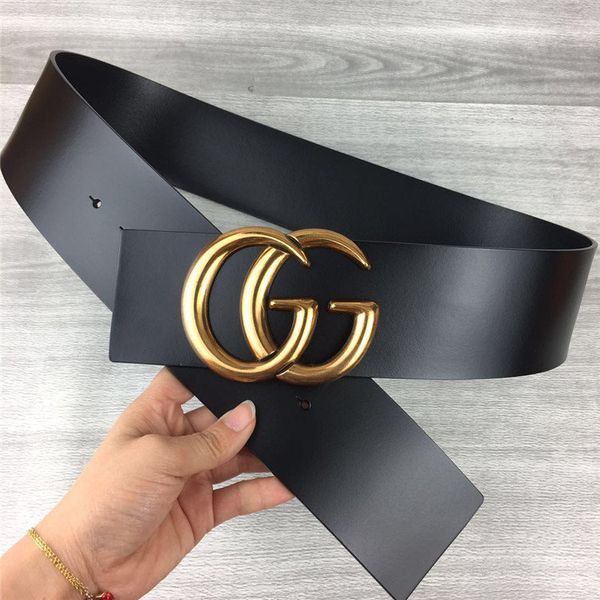 

luxury brand leather belt luxury fashion brand leather belt fashion buckle 2019 latest width 7cm selling 20070221, Black;brown