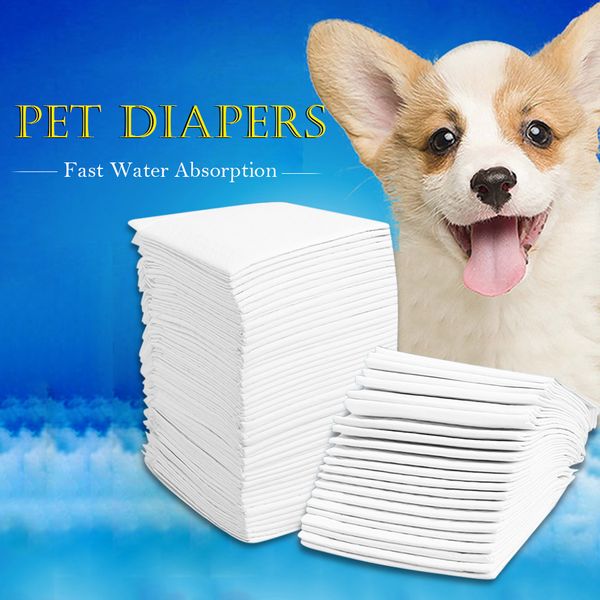 

multi-size pet diapers super absorbent pet dog training urine pad diapers for dogs cleaning antibacterial dog nappy