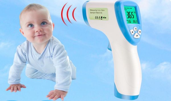 

non-contact infrared thermometer digital body temperature fever termometro digital measure for baby measuring instrument