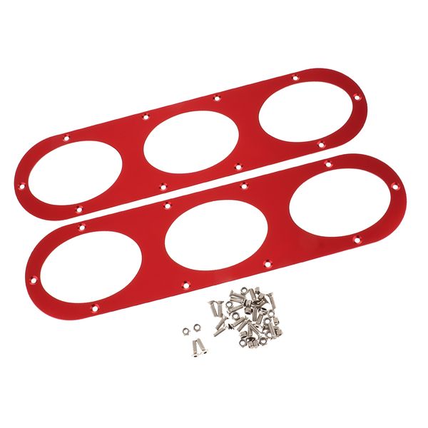 

rear 2 pieces universal car billet aluminum bumper race auto air diversion diffuser panel