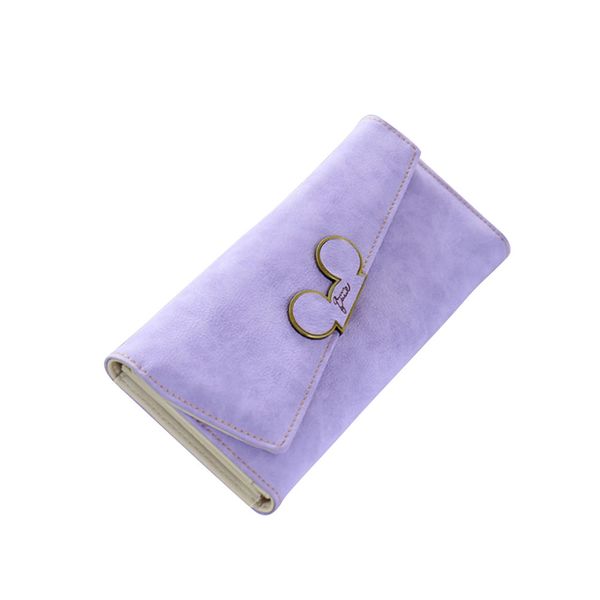 

women fashion casual leather clutch wallet scrubs long solid color card holder purse handbag, Red;black